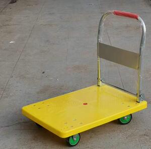 优质手推车拉货搬运平板车便携折叠四轮超静音家用中小型拖车