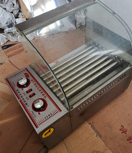 商用7管燃气烤肠机 12v电瓶烤肠香肠机 流动烤热狗机二手不退