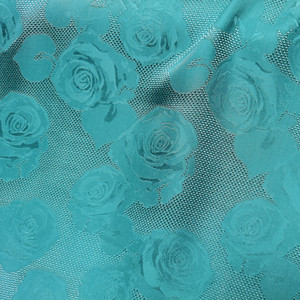 湖州故事非遗文化名录花罗宽幅真丝桑蚕丝服装汉服布料19姆青碧色