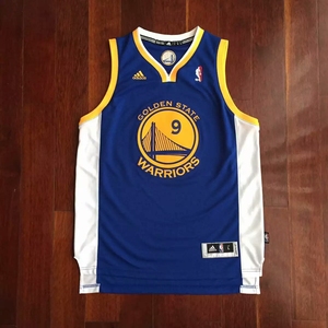 勇士队 9号伊戈达拉 正品 刺绣 青年版球衣 篮球服 背心 刺绣sw
