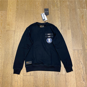 木记 it正品 izzue nbhd 联名支线nhiz 男款标语印花春夏长袖卫衣