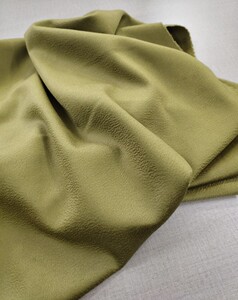 水波纹双面羊绒布料高档秋冬加厚保暖羊毛大衣外套服装面料