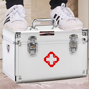 医用药箱20寸铝合金急救包医生家用医疗出诊常备药物收纳箱医疗包