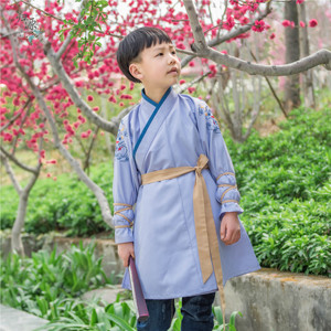 祥麟儿-归源原创儿童传统汉服 非古装 小男孩裋褐 小孩短打 现货