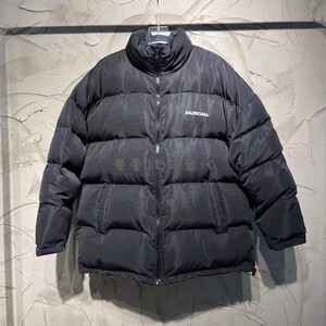 正品代购balenciaga/巴黎世家 字母羽绒服面包服男外套棉服女短款