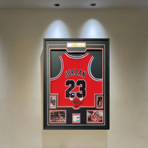 定制 乔丹球衣装裱框NBA足球CBA签名球衣纪念收藏展示画框定做