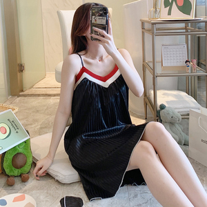 夏天睡衣冰丝学生胸垫