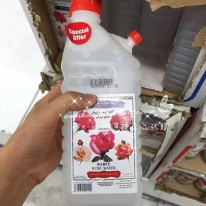 现货迪拜采购伊朗大马士革食用级天然玫瑰纯露补水保湿玫瑰花水1L