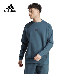 Adidas阿迪达斯卫衣男子运动服新款宽松休闲长袖套头衫IN5108