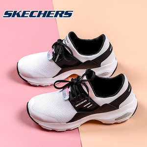 skechers斯凯奇女鞋2019新款d'lites熊猫鞋老爹鞋休闲运动鞋12860