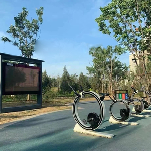 AI智能骑行单车AR互动竞速动感健身车游戏3D定制户外公园商场设备