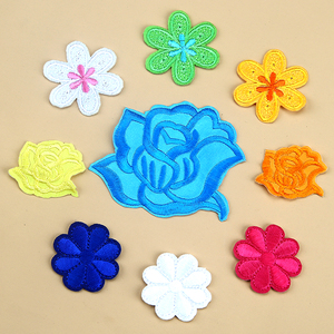 布贴刺绣花朵衣服毛衣熨烫修补补洞小号布贴花大号背胶补丁贴00