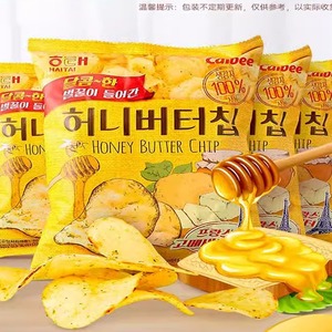 临期特卖特价韩国进口海太蜂蜜黄油薯片Calbee60g张艺兴食品零食