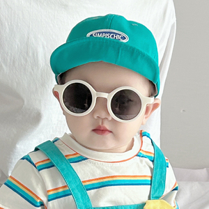 婴儿墨镜超萌男宝宝太阳眼镜可爱防紫外线男童不伤眼睛小孩帅气