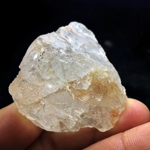 78g天然冰糖晶托帕石原石 托帕石原石裸石 托帕石原料籽料