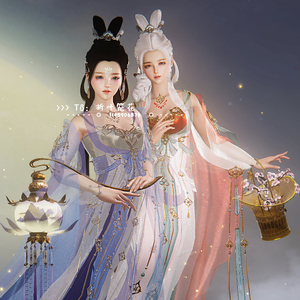 剑网3 国风盒子曲塘流风兔黑兔白 琼枝金鹊鹊金笙歌连昼玉壶韶颜