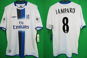 代购2003-2004切尔西足球服球衣客场fly emirates兰帕德亚洲茵宝