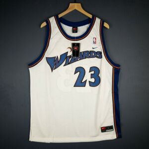 代购 迈克尔乔丹 nike 华盛顿奇才队 白色23号篮球服 球迷版球衣