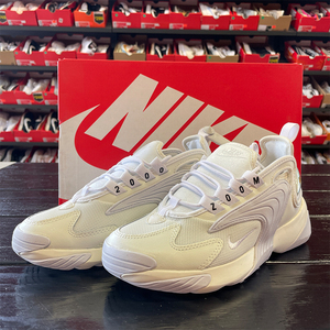 nike耐克女子zoom2k低帮舒适厚底耐磨老运动休闲跑步鞋ao0354-101