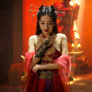 镇魔司西域异兽同款顾念彤异域风情仙女装敦煌飞天性感舞蹈服装