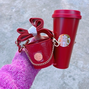 杯子彩虹热气球杯星巴克红色圣诞保温杯星巴克圣诞套杯星巴克圣诞杯