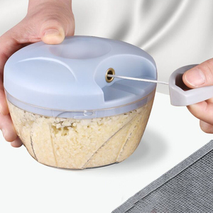 捣蒜泥神器手拉式蒜泥拉蒜切蒜末大蒜捣碎器手动蒜蓉小搅碎机家用