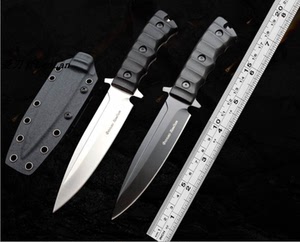野营随身高硬度dc53钢小刀战术格斗直刀出口俄罗斯凤凰y8刀具