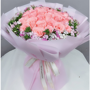 春节鲜花速递同城11红粉玫瑰高档花束礼盒生日北京上海广州深圳