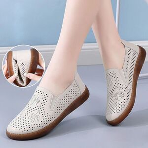 菲达荙夏季镂空女鞋平底防滑懒人鞋一脚蹬平底鞋洞洞鞋女凯冲商贸