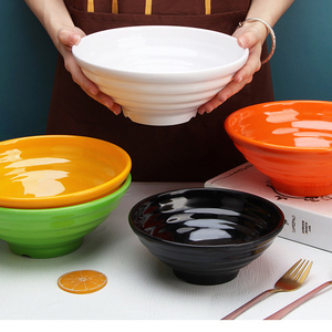 密胺仿瓷餐具拉面碗大碗汤碗牛肉麻辣烫泡小面树脂碗面馆专用商用
