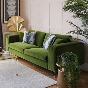 沙发绿色欧式布艺