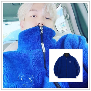 exo边伯贤同款 韩国设计师品牌代购bornchamps 正反两穿夹克外套