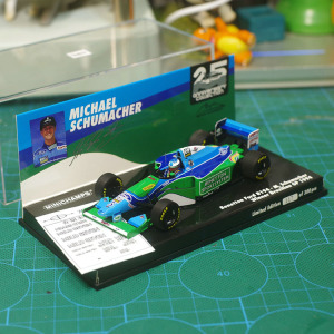 minichamps 1/43 贝纳通 benetton b194 舒马赫 巴西站夺冠 1994