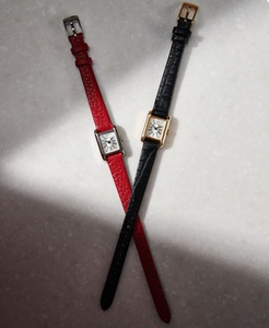 羽禾日本代购 jupiter silver lafayette 石英机芯牛皮表带手表