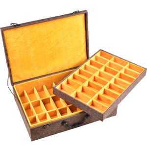 复古风锦盒首饰包装盒手链手镯盒子佛珠手串礼品盒星月菩提文玩新