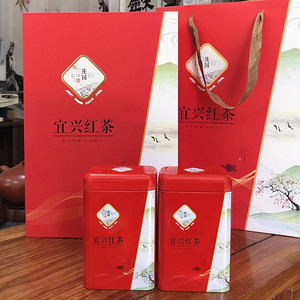 宜兴红茶2021新茶特级浓香型宜兴茗茶礼盒装本地原生态阳羡红茶叶