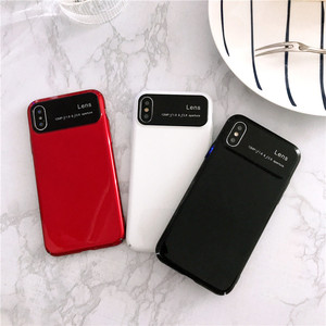 适用镜面苹果x手机壳iphone6s防摔7plus男女款8p潮牌抖音lens保护