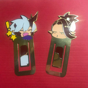 阴阳师酒茨 酒吞童子x茨木童子葫芦茨球q版金属书签