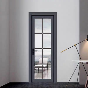 菲尼斯门窗定制铝合金平开门现代简约卫生间厨房门房间卧室门家用