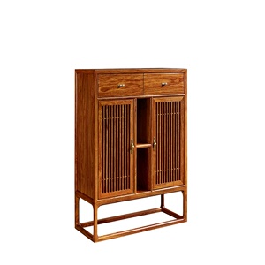 柏森传承刺猬紫檀新中式国标红木客厅家具r2502茶柜