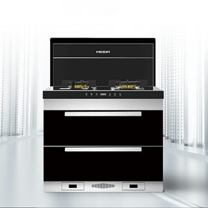 美大集成灶消毒柜一体灶具家用侧吸抽油烟机燃气灶飞龙jjzt-5503