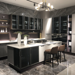 欧派橱柜诺森堡系列实木轻奢风格橱柜