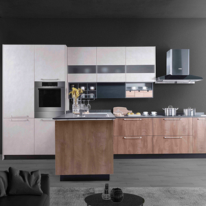 柏厨橱柜整体厨房定制时光印橡雅致主义风格双饰面古藤棕