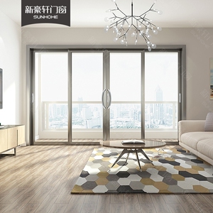 推拉门 新豪轩v铂金静音隔热阳台客厅厨房推拉门室内推拉门
