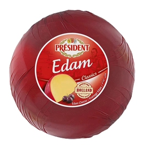 进口 总统红波奶酪 伊顿干酪 即食配红酒 edam cheese 约1.8kg