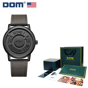 DOM多姆美国黑科技手表男式新概念个性创意男士磁力悬浮防水男表