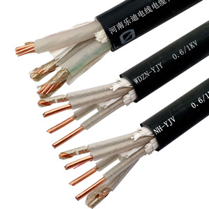 乐迪电缆低烟无卤阻燃耐火WDZN-YJY/KYJV3三芯4/6/10平方yjv电线
