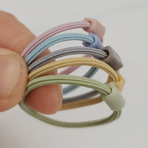 高弹力儿童DIY发绳手工自制打结头绳发圈材料配件彩色半成品皮筋