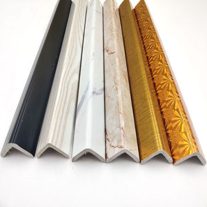 pvc阳角线包角防撞直角石塑护角线条墙角收边线包边装饰条3/5公分