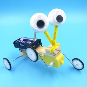 科技小制作小发明科学实验手工自制电动模型爬虫拼装机器人材料包